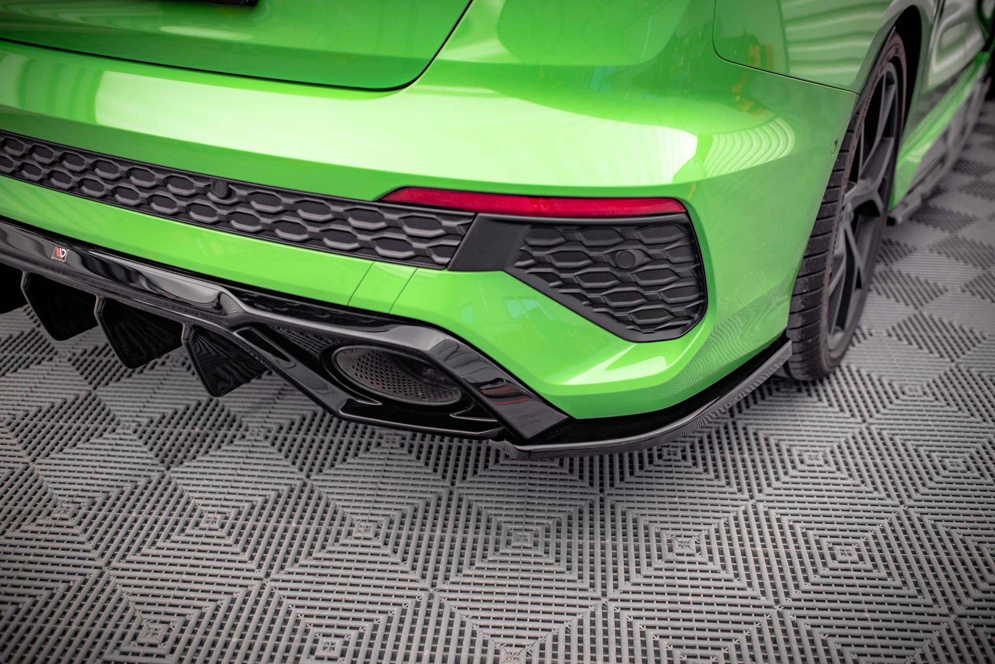 Rear Side Splitters Audi RS3 Sedan 8Y - 3