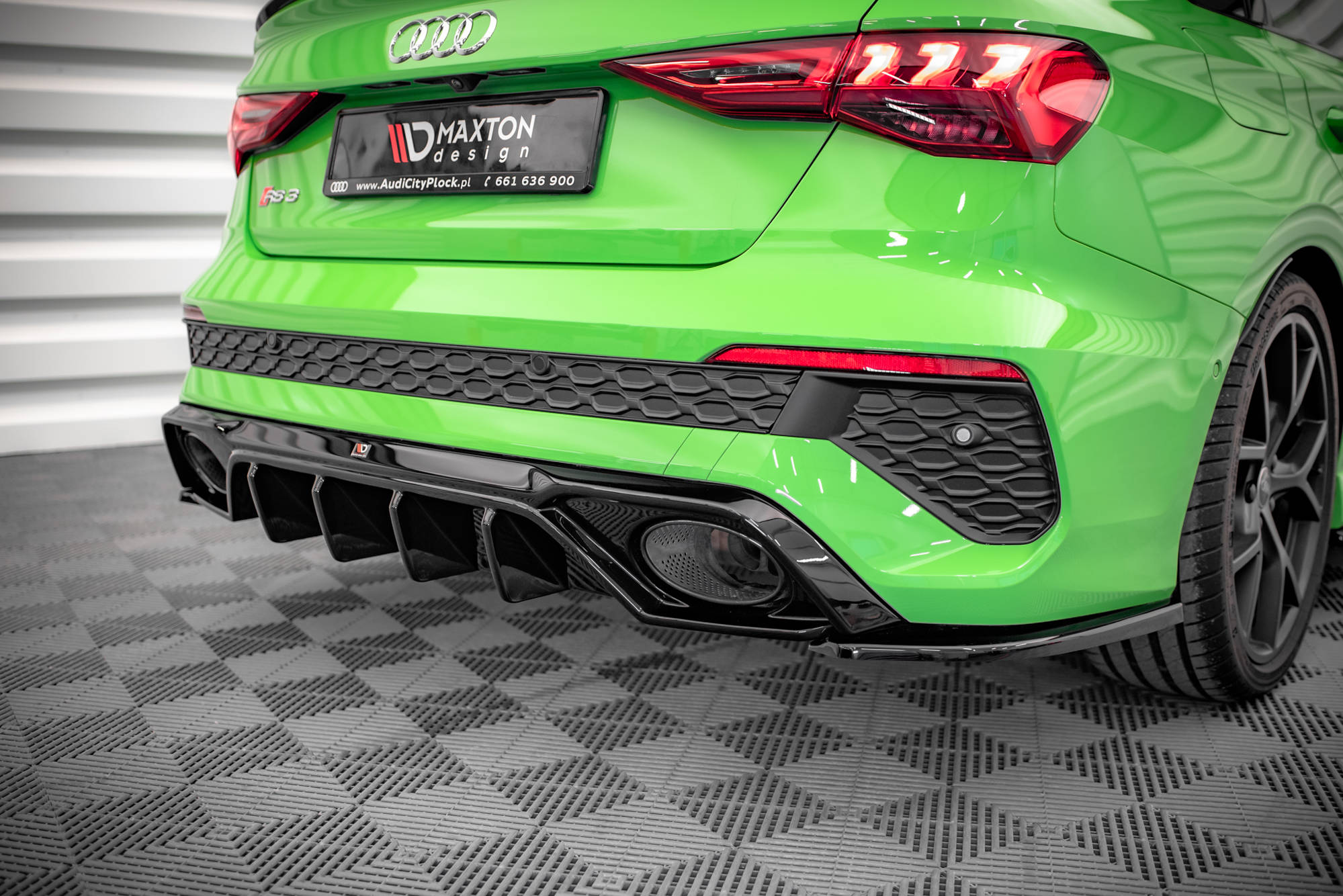 Rear Side Splitters Audi RS3 Sedan 8Y - 4