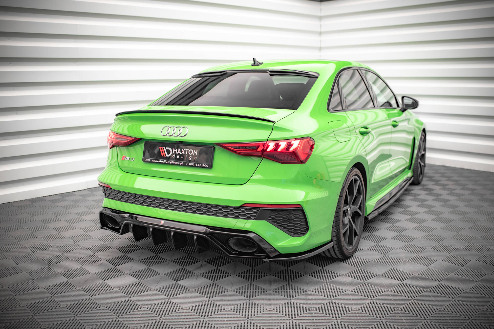 Rear Side Splitters Audi RS3 Sedan 8Y - 2