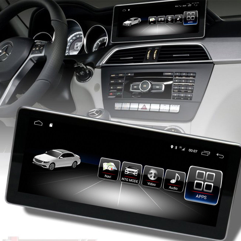 10,25"  MERCEDEZ BENZ C-CLASS W204 NTG4  ANDROID 13 NAVIGATION MULTIMEDIA SYSTEM - 2