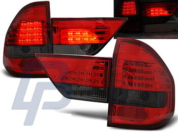 BMW X3 E83 01.04-06 RED SMOKE LED TAILLIGHTS