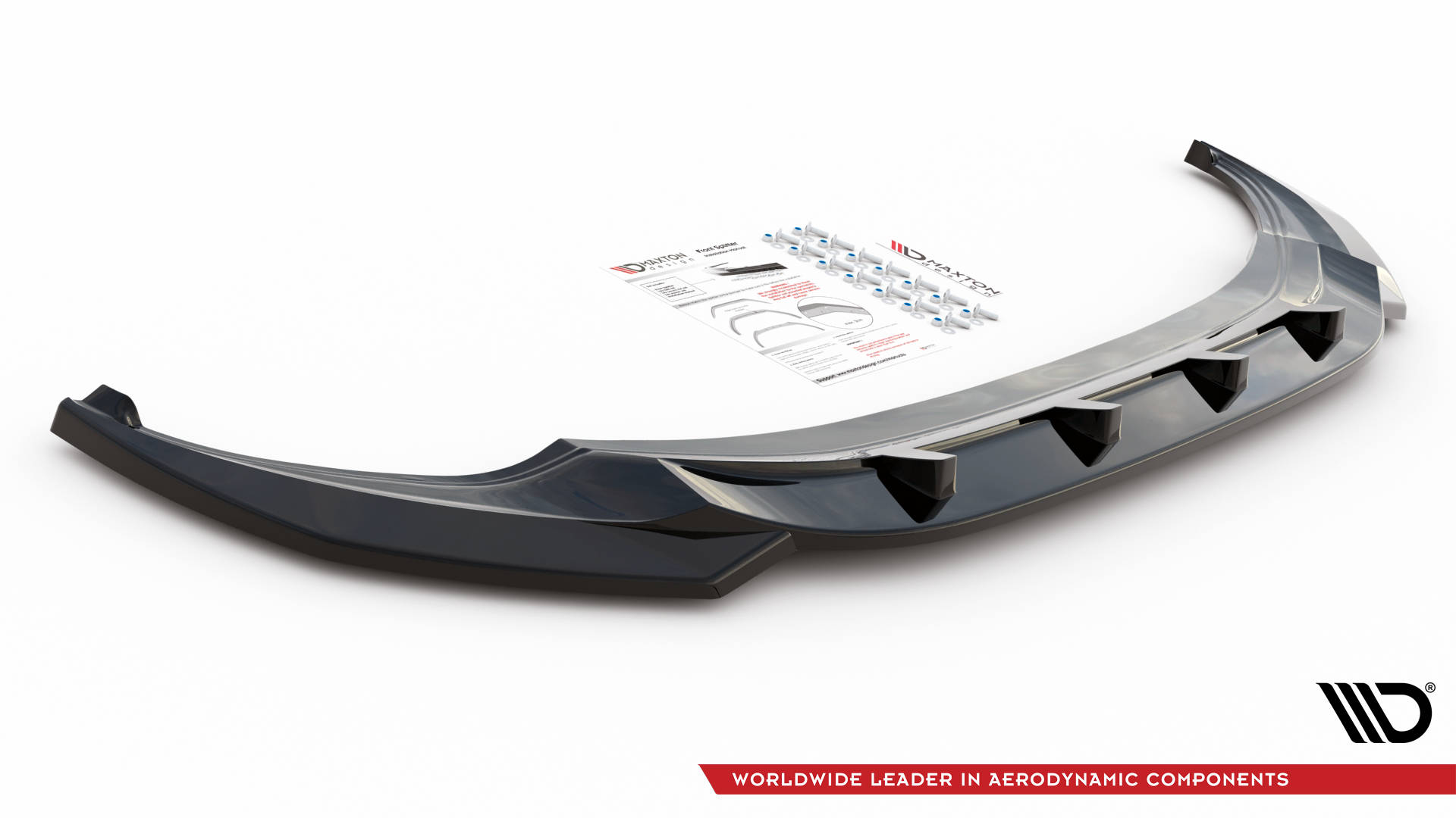 Front Splitter V.3 VW Tiguan R  / R-line MK2 Facelift (2020-) - 4