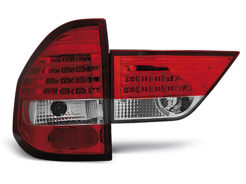 BMW X3 E83 01.04-06 RED WHITE LED TAILLIGHTS