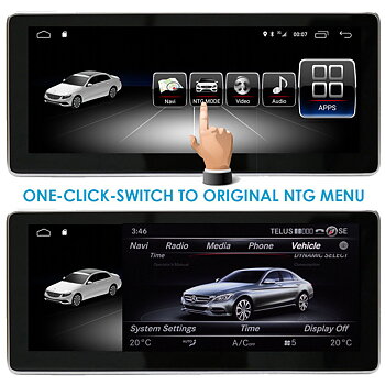 10,25"  MERCEDES BENZ GLC C V W447 W205 X253 NTG5x   ANDROID 13 NAVIGATION MULTIMEDIA SYSTEM