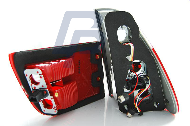 BMW X5 E53 09.99-06 RED WHITE LED TAILLIGHTS - 2