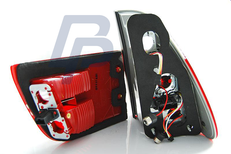 BMW X5 E53 09.99-06 RED SMOKE LED TAILLIGHTS - 2