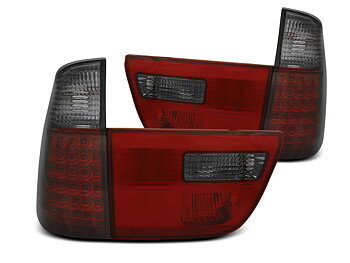 BMW X5 E53 09.99-06 RED SMOKE LED TAILLIGHTS