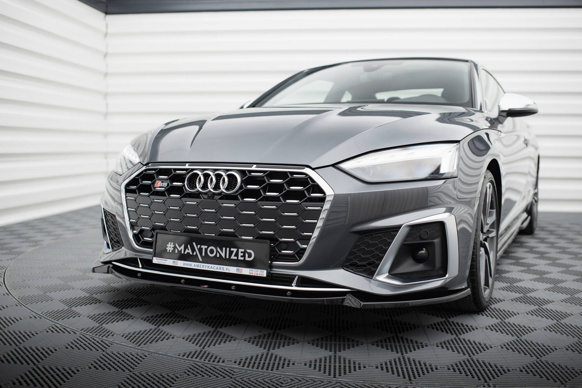 Front Splitter V.2 Audi S5 / A5 S-Line F5 Facelift - 4