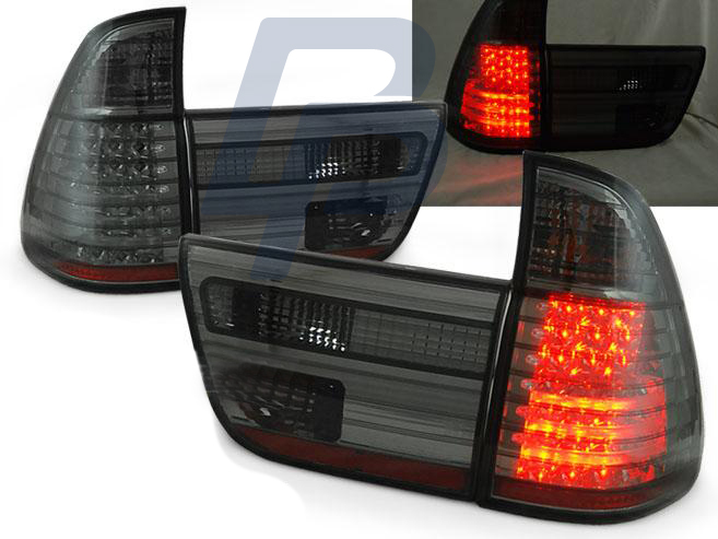 BMW X5 E53 09.99-10.03 SMOKE LED TAILLIGHTS - 2