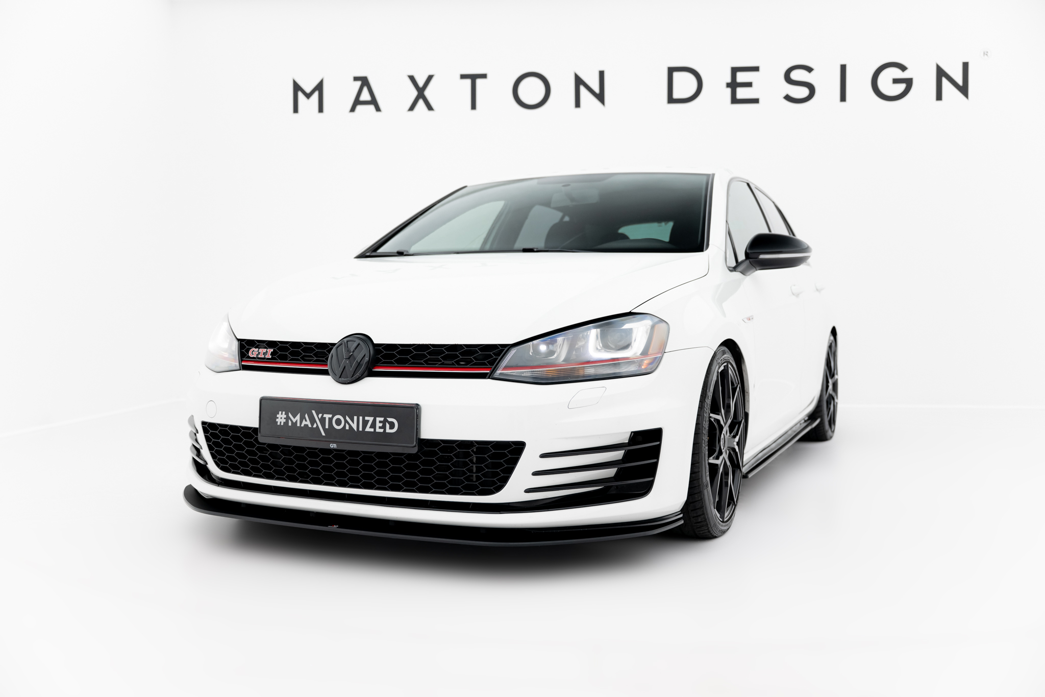 STREET PRO FRONT SPLITTER SUITABLE FOR VW GOLF 7 GTI – MAXTON DESIGN - 3