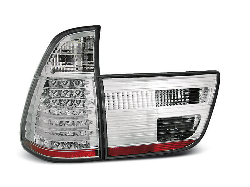BMW X5 E53 09.99-10.03 CHROME LED TAILLIGHTS