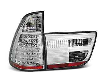 BMW X5 E53 09.99-10.03 CHROME LED TAILLIGHTS