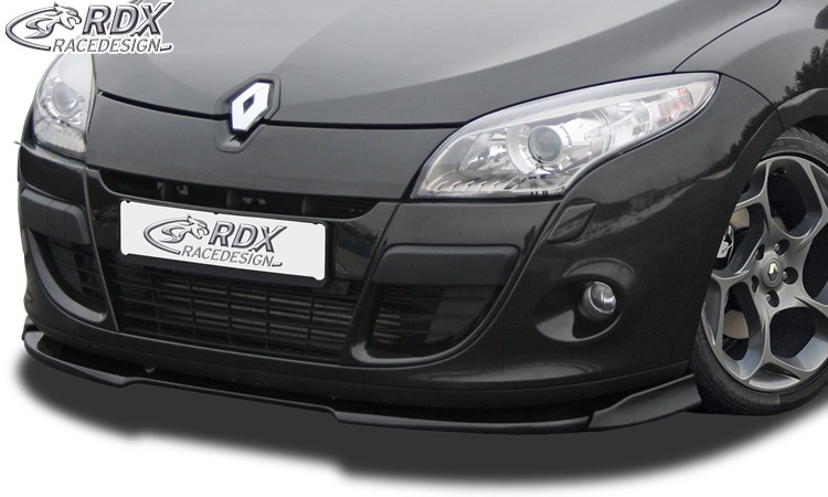 FRONT SPOILER VARIO-X RENAULT MEGANE 3 COUPE / CABRIO / CC (-2012) FRONT LIP SPLITTER