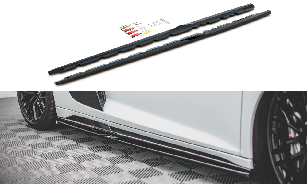 Side Skirts Diffusers V.1 Audi R8 Mk2 Facelift