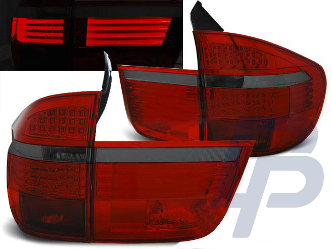 BMW X5 E70 03.07-05.10 RED SMOKE LED TAILLIGHTS - 3