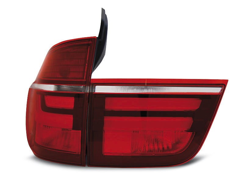 BMW X5 E70  03.07-05.10 RED WHITE LED TAILLIGHTS