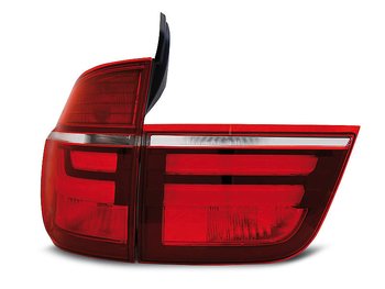 BMW X5 E70  03.07-05.10 RED WHITE LED TAILLIGHTS