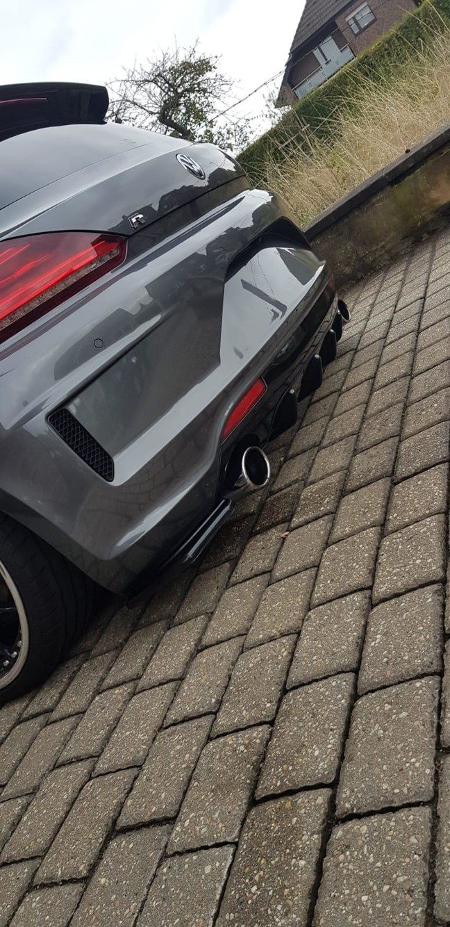 Rear Diffuser VW Scirocco Mk3 R Facelift (2014-2017) - 10