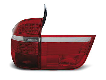 BMW X5 E70 03.07-05.10 RED WHITE LED TAILLIGHTS