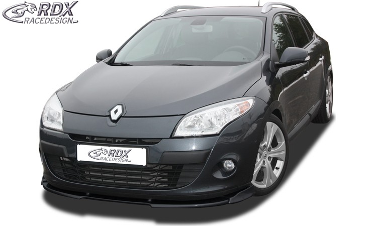 FRONT SPOILER VARIO-X RENAULT MEGANE 3 SEDAN / GRANDTOUR (-2012) FRONT LIP SPLITTER - 2