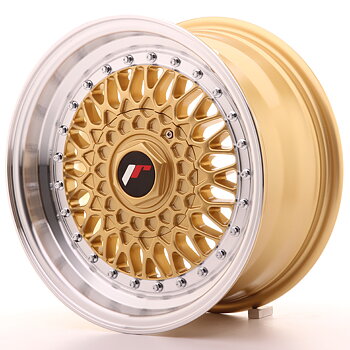 JAPAN RACING JR9 15X7 ET20 BLANK GOLD