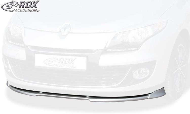 FRONT SPOILER VARIO-X RENAULT MEGANE 3 SEDAN / GRANDTOUR (2012+) FRONT LIP SPLITTER - 2