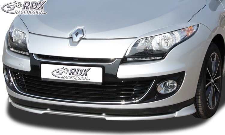 FRONT SPOILER VARIO-X RENAULT MEGANE 3 SEDAN / GRANDTOUR (2012+) FRONT LIP SPLITTER
