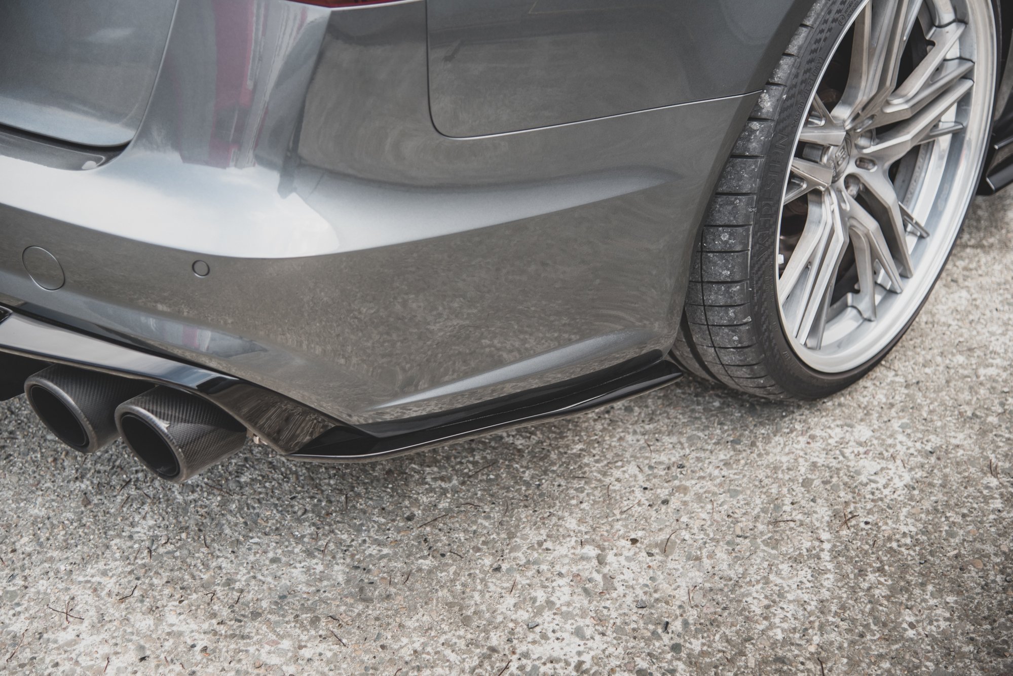 Rear Side Diffusers Audi S6 / A6 S-Line C7 Facelift - 3