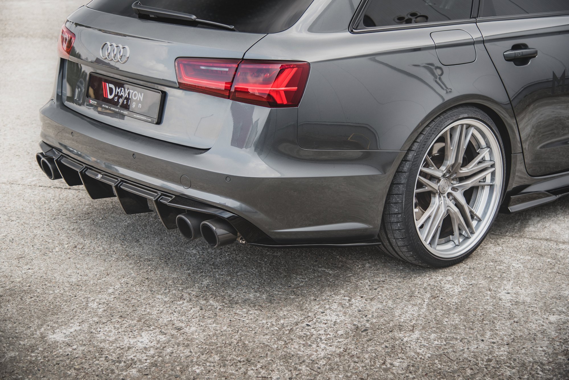 Rear Side Diffusers Audi S6 / A6 S-Line C7 Facelift - 6