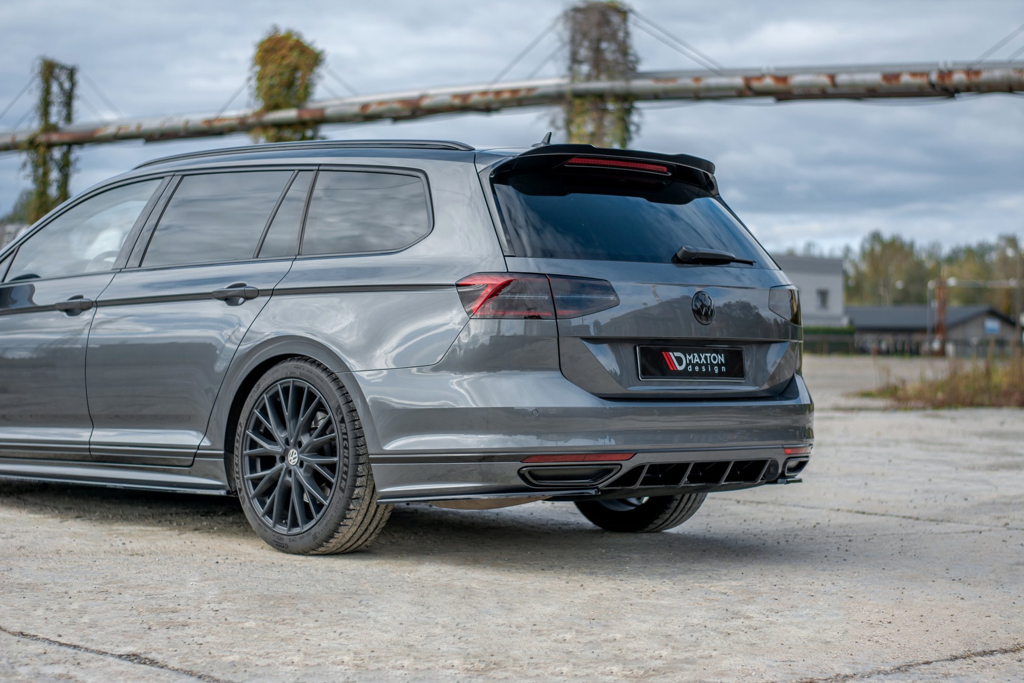 Rear Valance VW Passat R-Line B8 (2015-19) - 4