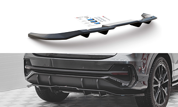 Central Rear Splitter (Vertical Bars) Audi Q3 Sportback S-Line