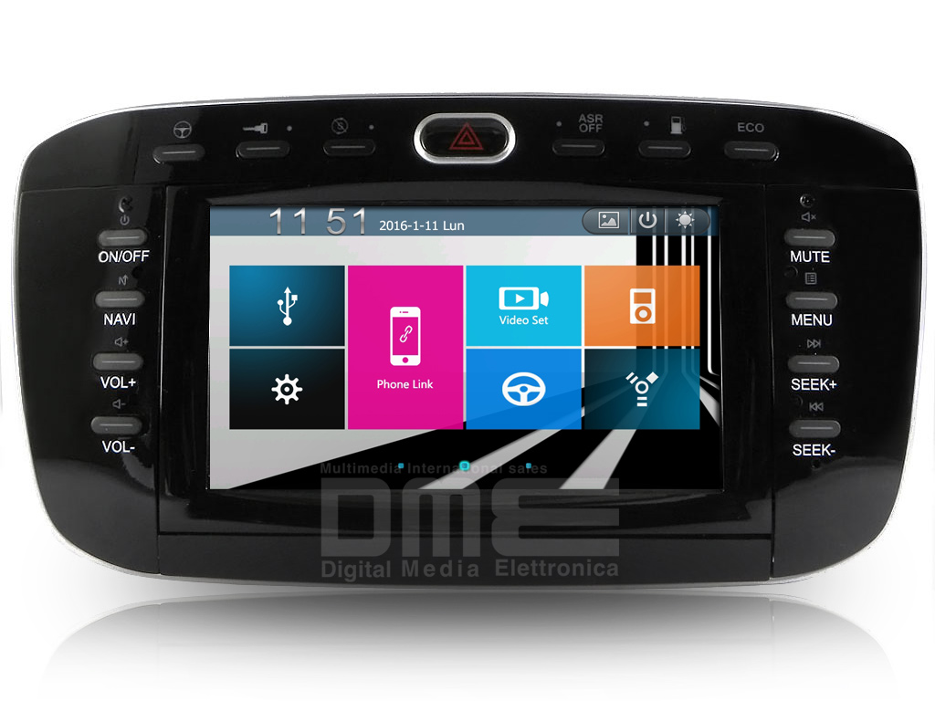 6.2" FIAT PUNTO EVO CUSTOM HEADUNIT