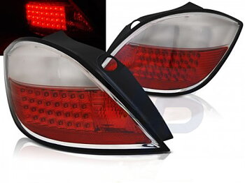 LED TAILLIGHTS OPEL ASTRA H 03.04-09 5D RED WHITE LED