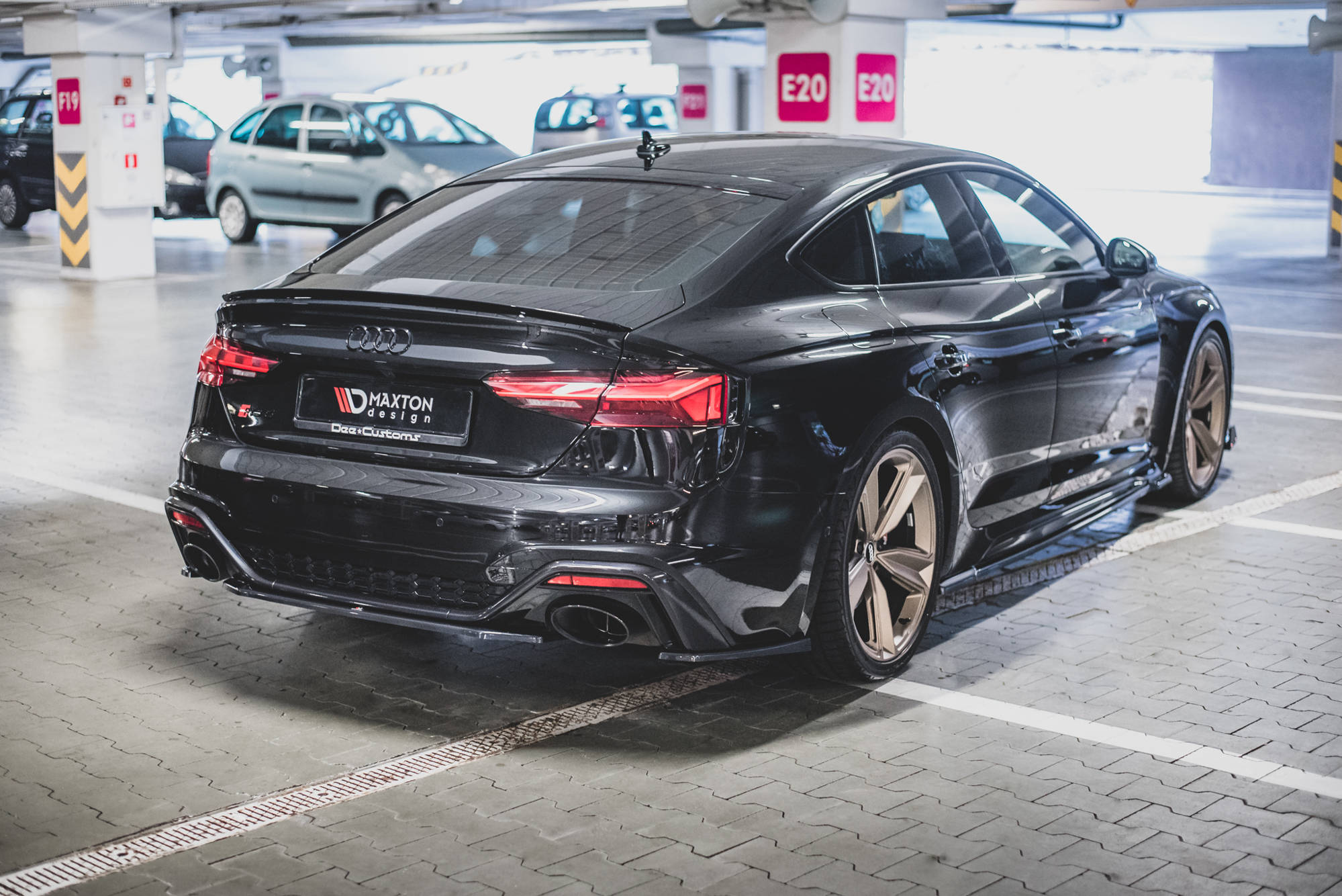 Side Skirts Diffusers Audi RS5 Sportback F5 Facelift - 4