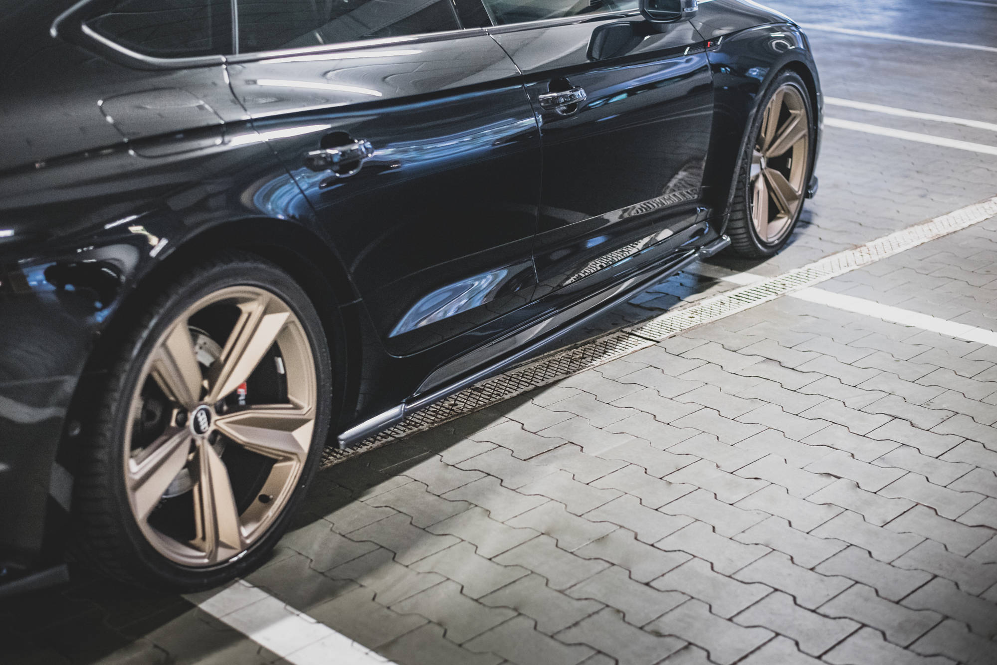 Side Skirts Diffusers Audi RS5 Sportback F5 Facelift - 2