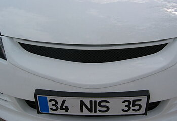 HONDA CIVIC 4D/HYBRID 05-08 ABS GRILL [SIX]