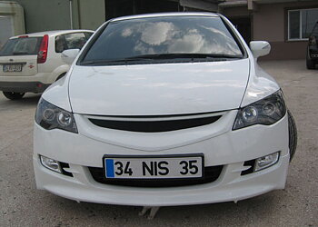 HONDA CIVIC 4D/HYBRID 05-08 MUGEN LOOK ABS FRONT LIP [SIX]