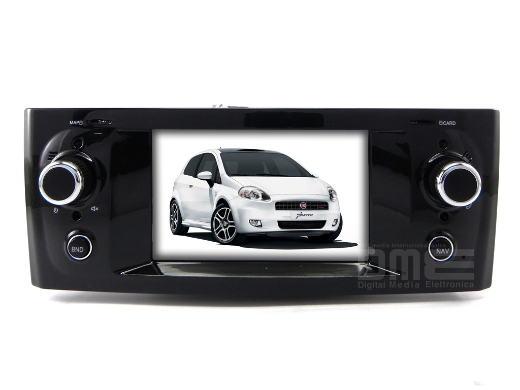5" FIAT GRANDE PUNTO MODELLANPASSAD ANDROID HUVUDENHET - 2