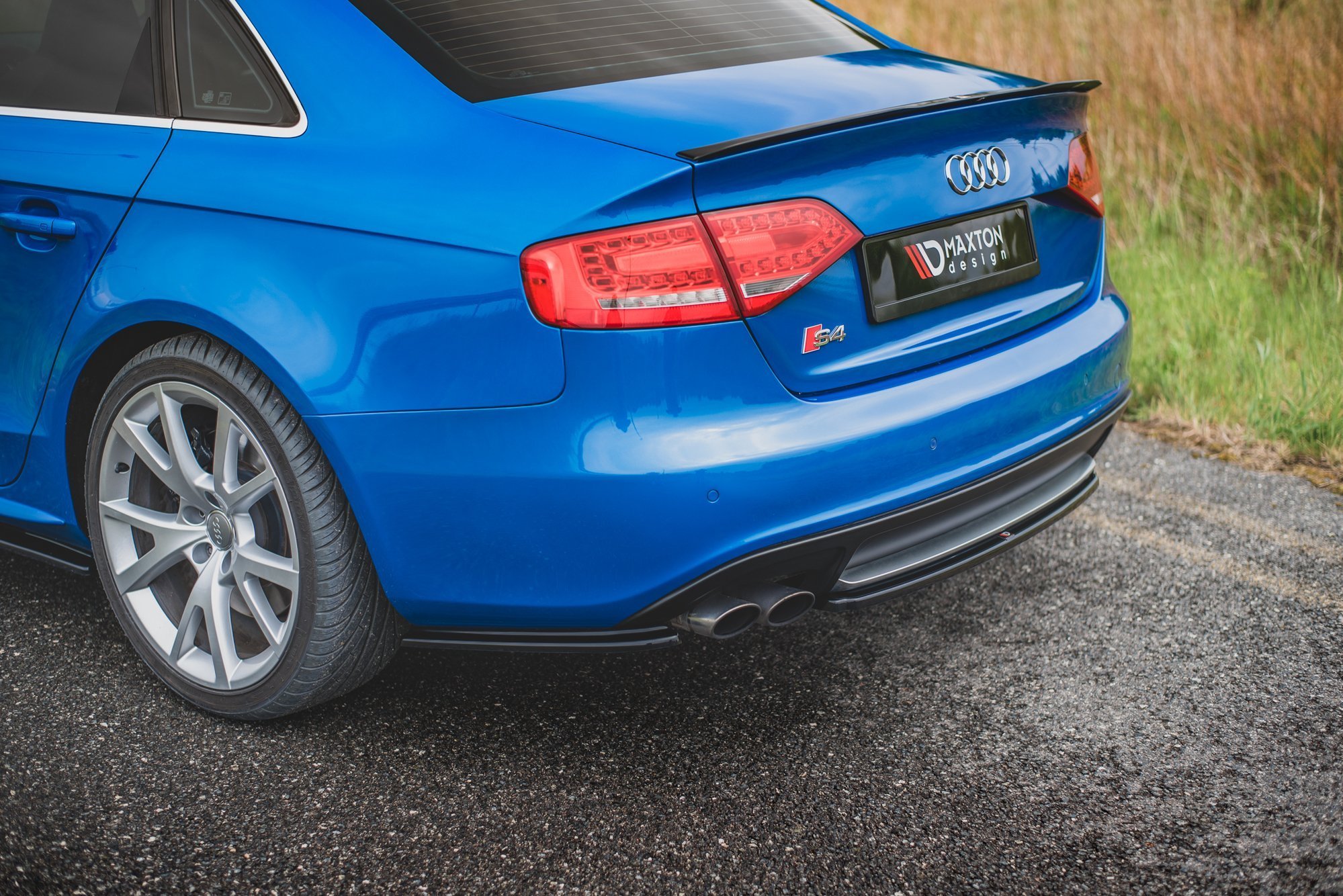 Rear Side Splitters Audi S4 / A4 S-Line B8 Sedan - 6