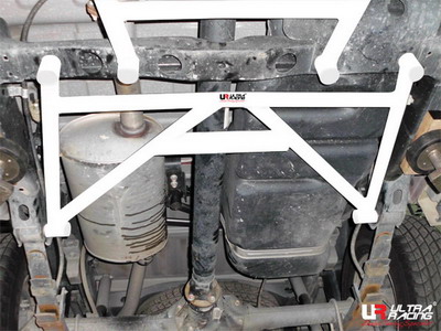 ISUZU D-MAX 3.0D 02+ ULTRARACING 4-POINT REAR LOWER BAR 1710