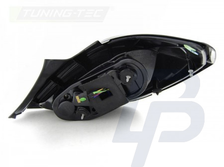 LED TAILLIGHTS OPEL CORSA D 3D 04.06-14 BLACK LED BAR - 4