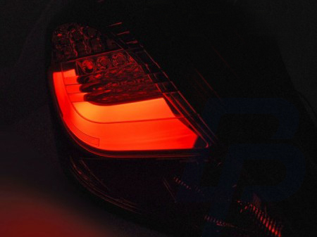 LED TAILLIGHTS OPEL CORSA D 3D 04.06-14 BLACK LED BAR - 3