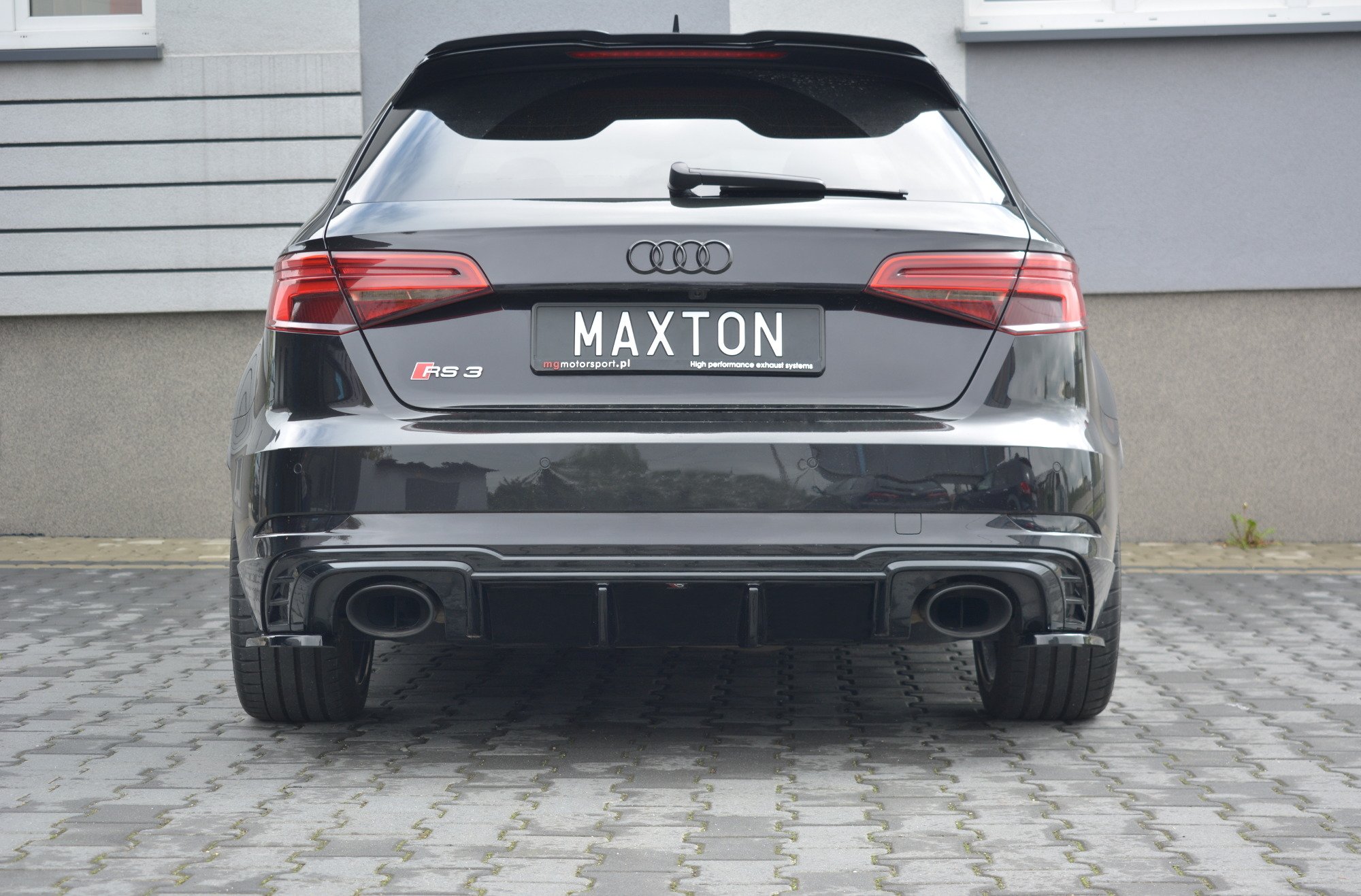 Rear Valance Audi RS3 8V FL Sportback (2017-20) - 2