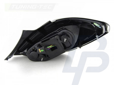 LED TAILLIGHTS OPEL CORSA D 3D 04.06-14 RED SMOKE LED BAR - 4