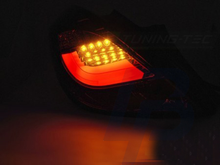 LED TAILLIGHTS OPEL CORSA D 3D 04.06-14 RED SMOKE LED BAR - 2