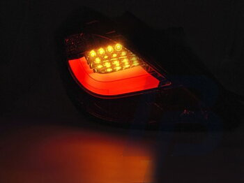 LED TAILLIGHTS OPEL CORSA D 3D 04.06-14 SMOKE LED BAR