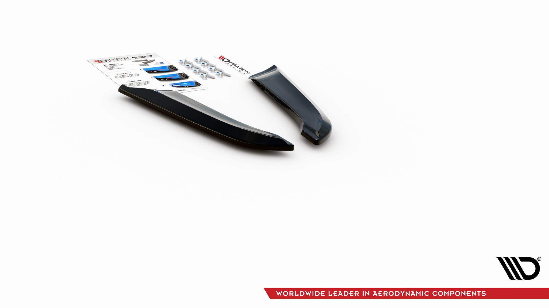 Rear Side Splitters V.1 Audi RS4 Sedan B7 - 8
