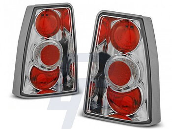 TAILLIGHTS OPEL KADETT E 09.84-08.91 CHROME