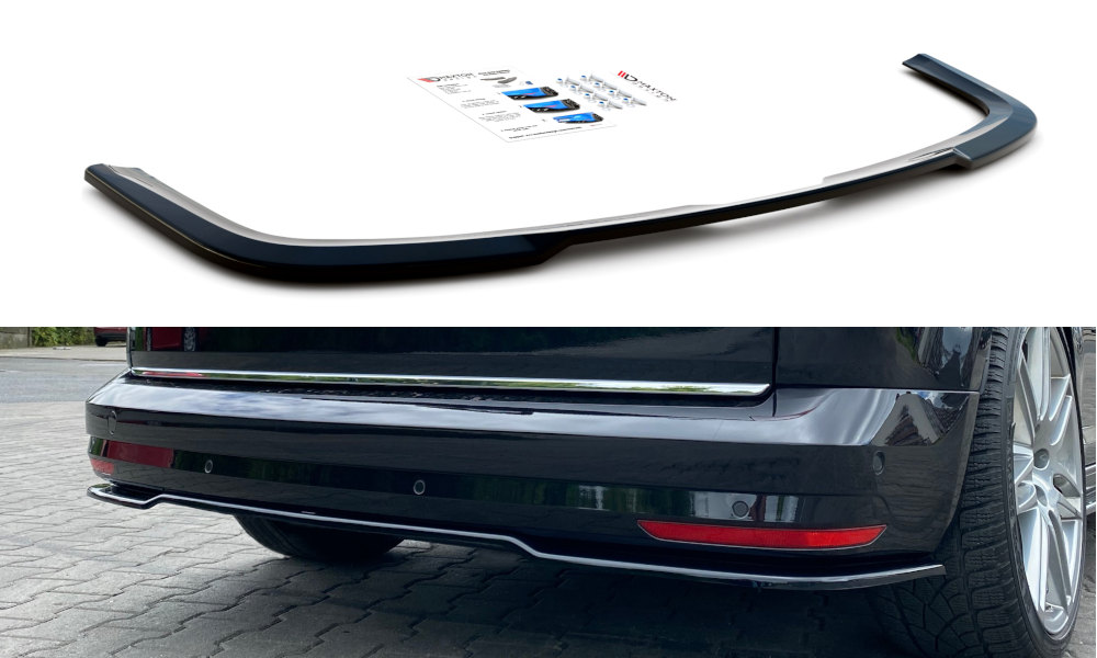 Central Rear Splitter Volkswagen Caddy MK4 (2015-2020)
