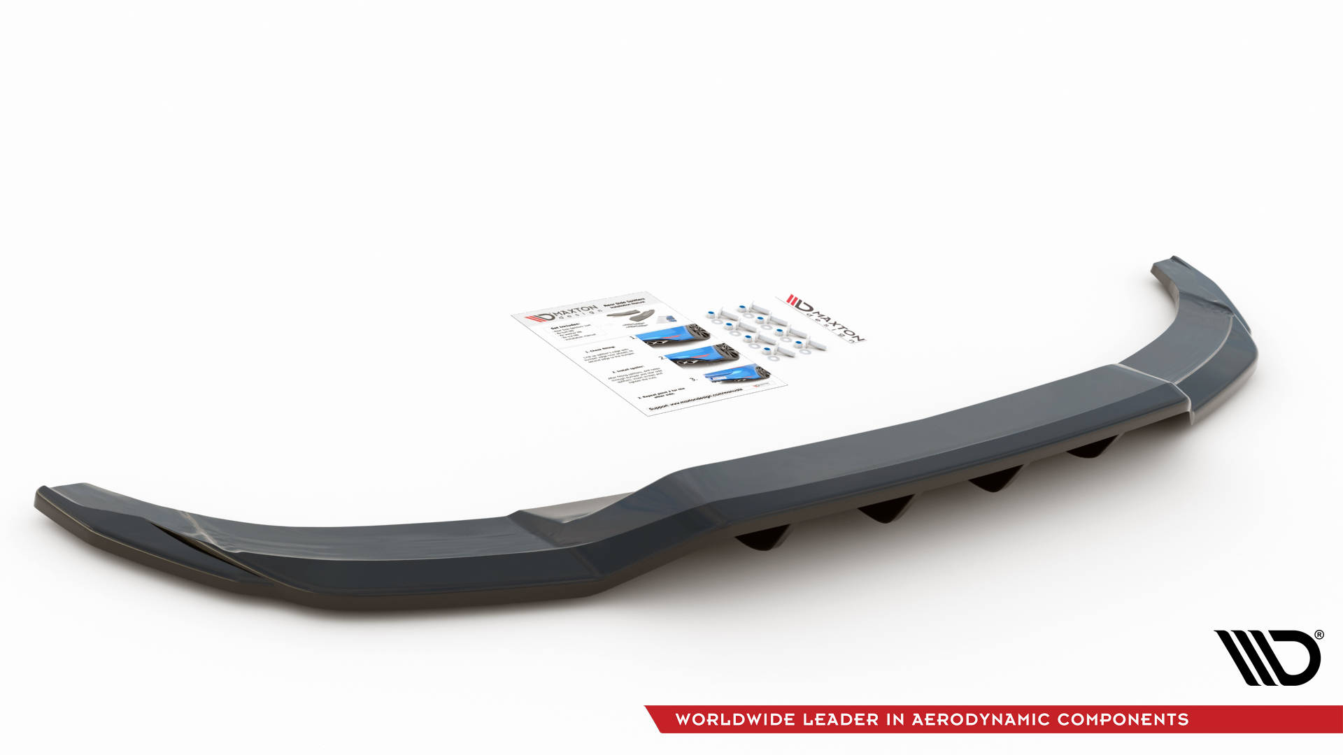 Central Rear Splitter (Vertical Bars) Audi A3 S-Line Sportback 8Y (2020-) - 4